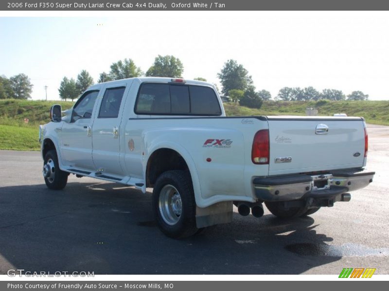 Oxford White / Tan 2006 Ford F350 Super Duty Lariat Crew Cab 4x4 Dually