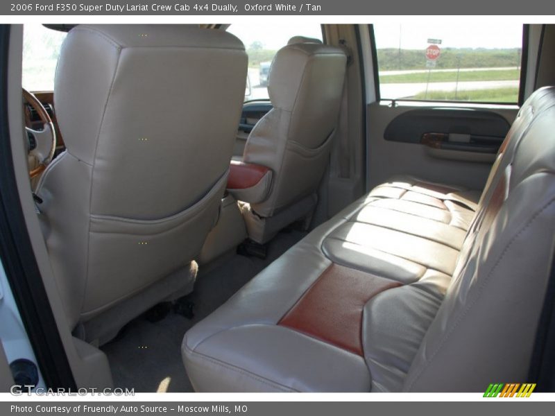 Oxford White / Tan 2006 Ford F350 Super Duty Lariat Crew Cab 4x4 Dually