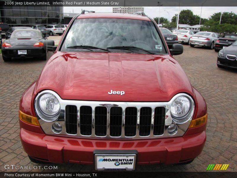 Inferno Red Pearl / Medium Slate Gray 2006 Jeep Liberty Limited