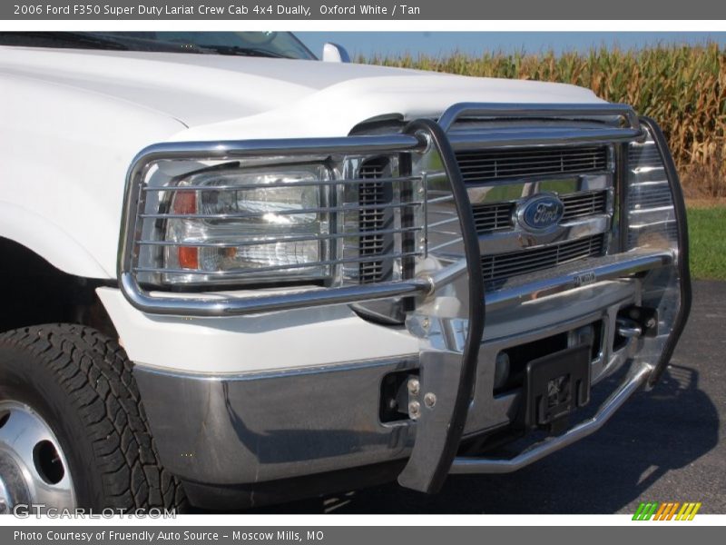 Oxford White / Tan 2006 Ford F350 Super Duty Lariat Crew Cab 4x4 Dually