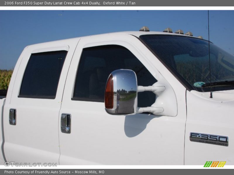 Oxford White / Tan 2006 Ford F350 Super Duty Lariat Crew Cab 4x4 Dually
