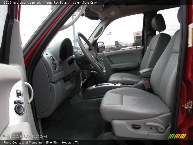 Inferno Red Pearl / Medium Slate Gray 2006 Jeep Liberty Limited