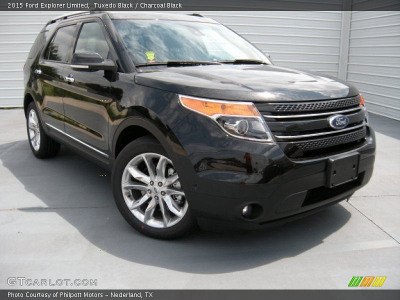 Tuxedo Black / Charcoal Black 2015 Ford Explorer Limited