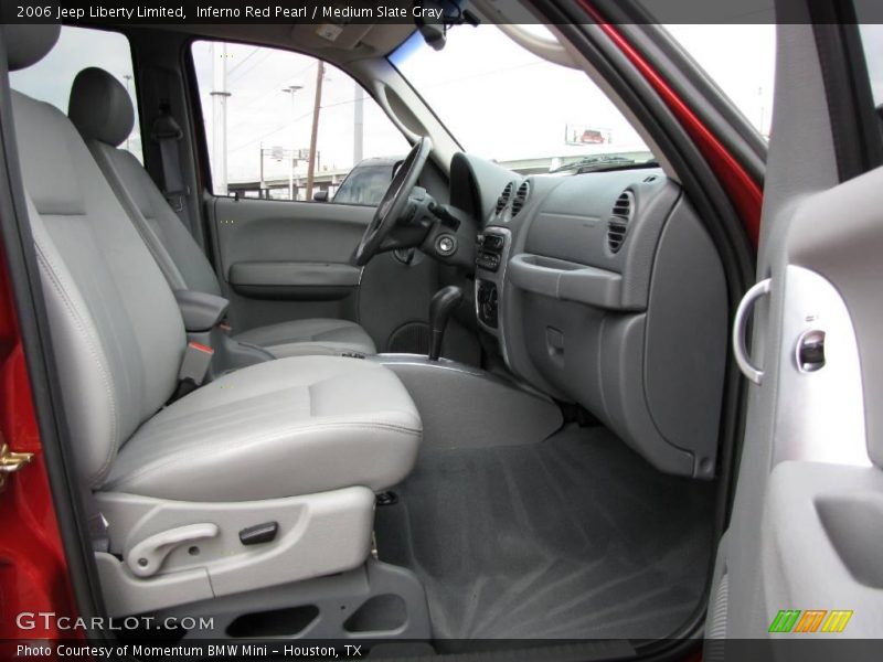 Inferno Red Pearl / Medium Slate Gray 2006 Jeep Liberty Limited