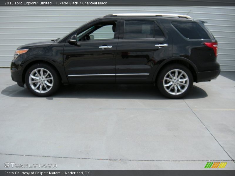 Tuxedo Black / Charcoal Black 2015 Ford Explorer Limited