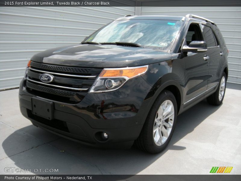 Tuxedo Black / Charcoal Black 2015 Ford Explorer Limited