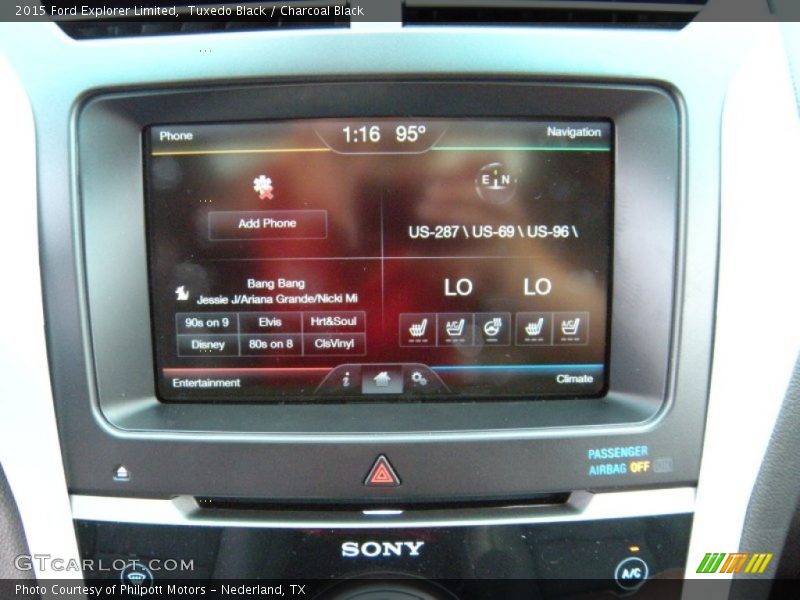 Tuxedo Black / Charcoal Black 2015 Ford Explorer Limited