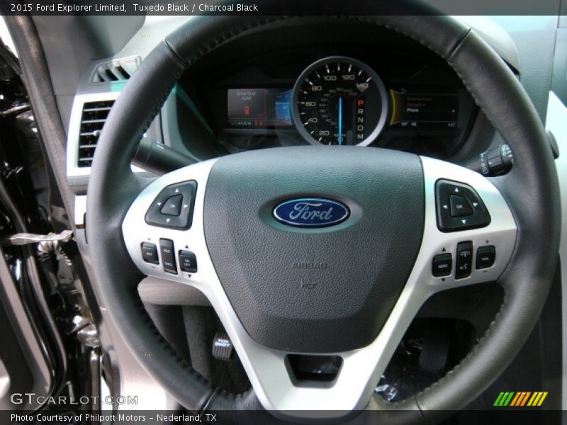 Tuxedo Black / Charcoal Black 2015 Ford Explorer Limited