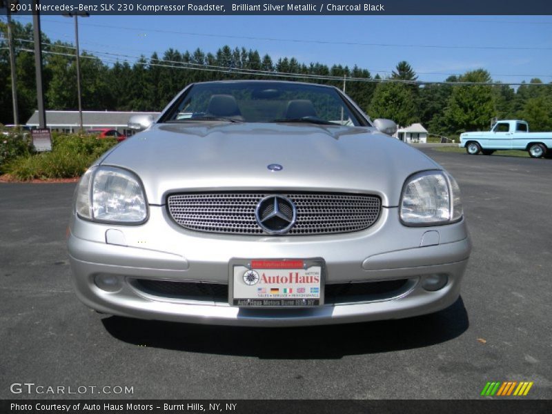 Brilliant Silver Metallic / Charcoal Black 2001 Mercedes-Benz SLK 230 Kompressor Roadster