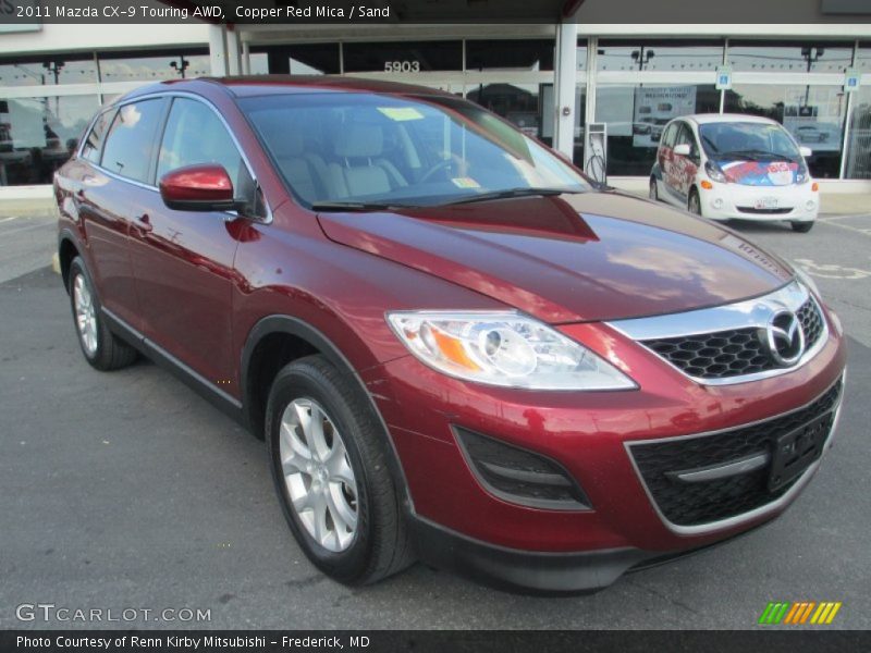 Copper Red Mica / Sand 2011 Mazda CX-9 Touring AWD