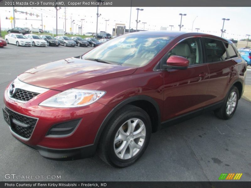 Copper Red Mica / Sand 2011 Mazda CX-9 Touring AWD