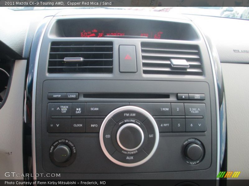 Copper Red Mica / Sand 2011 Mazda CX-9 Touring AWD