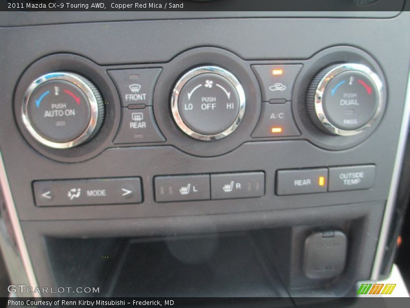 Copper Red Mica / Sand 2011 Mazda CX-9 Touring AWD