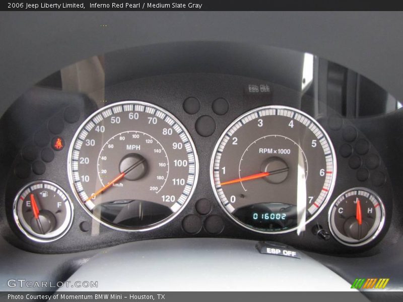 Inferno Red Pearl / Medium Slate Gray 2006 Jeep Liberty Limited