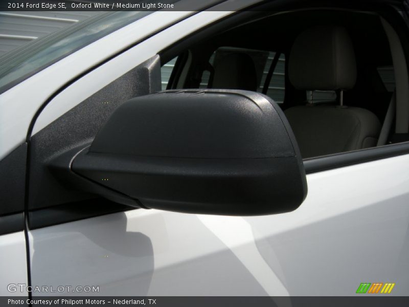 Oxford White / Medium Light Stone 2014 Ford Edge SE