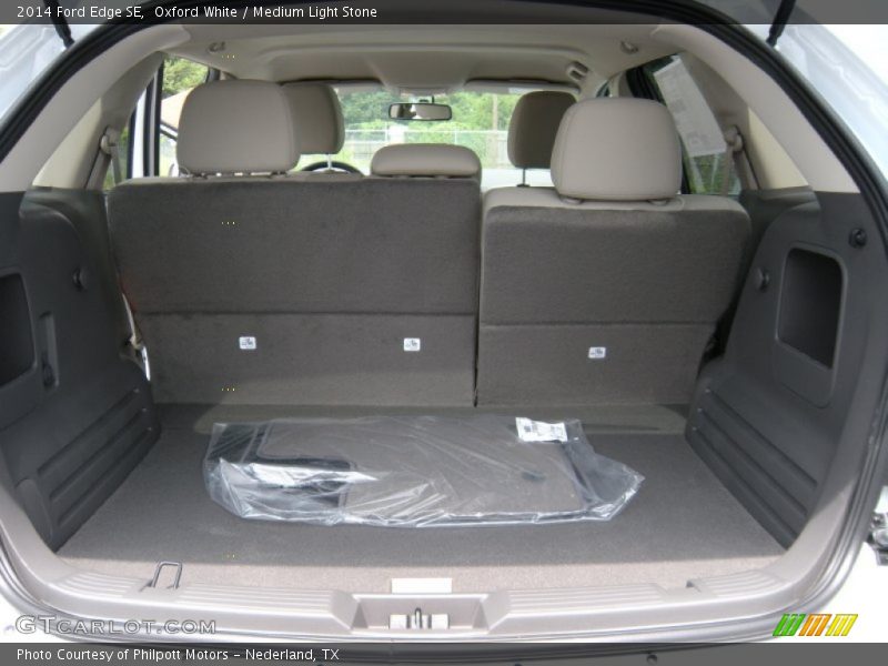 Oxford White / Medium Light Stone 2014 Ford Edge SE