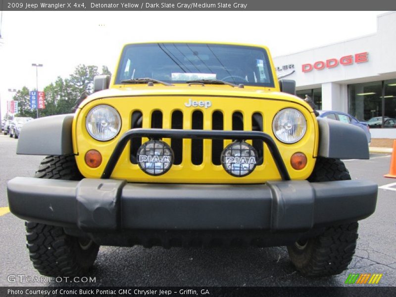 Detonator Yellow / Dark Slate Gray/Medium Slate Gray 2009 Jeep Wrangler X 4x4