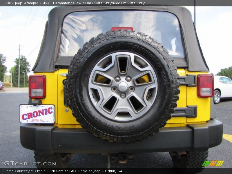 Detonator Yellow / Dark Slate Gray/Medium Slate Gray 2009 Jeep Wrangler X 4x4