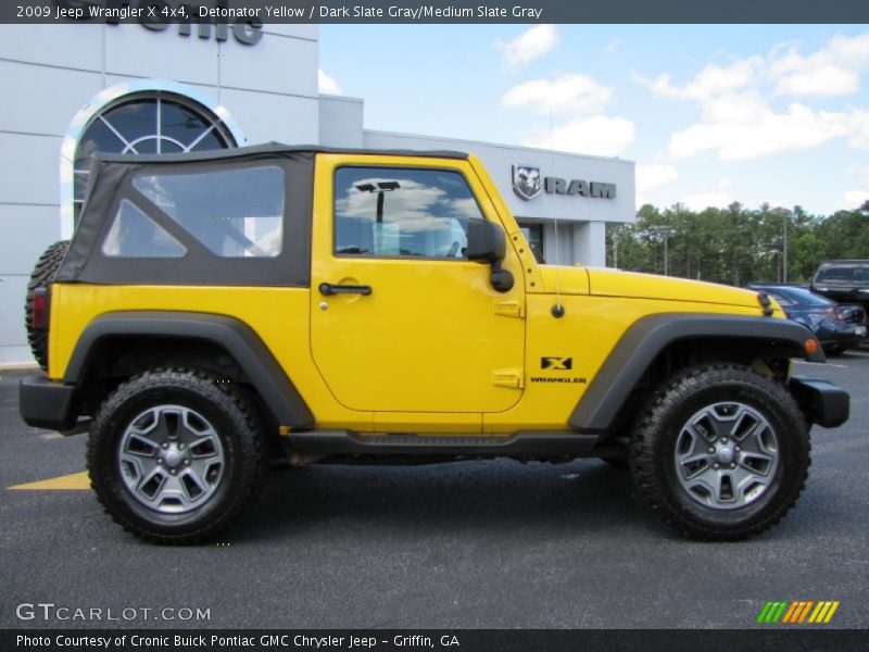 Detonator Yellow / Dark Slate Gray/Medium Slate Gray 2009 Jeep Wrangler X 4x4