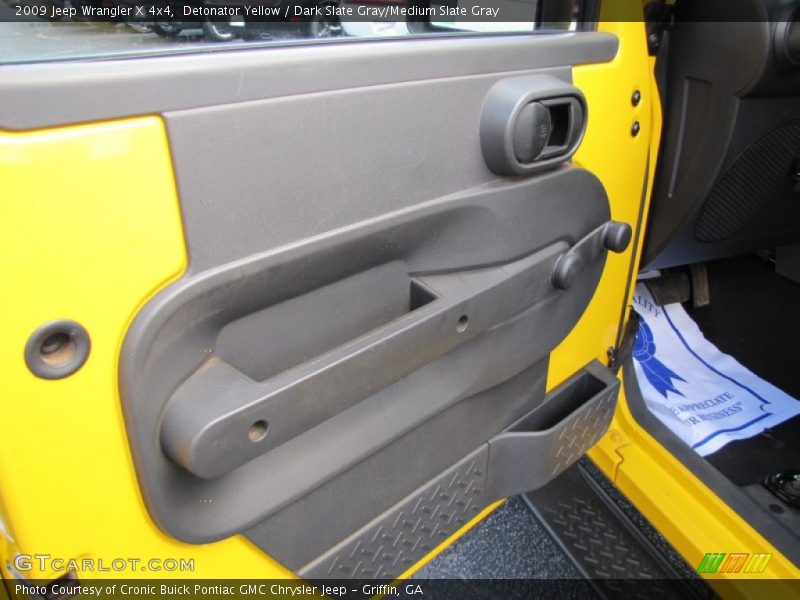Detonator Yellow / Dark Slate Gray/Medium Slate Gray 2009 Jeep Wrangler X 4x4