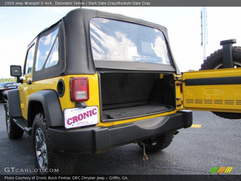 Detonator Yellow / Dark Slate Gray/Medium Slate Gray 2009 Jeep Wrangler X 4x4