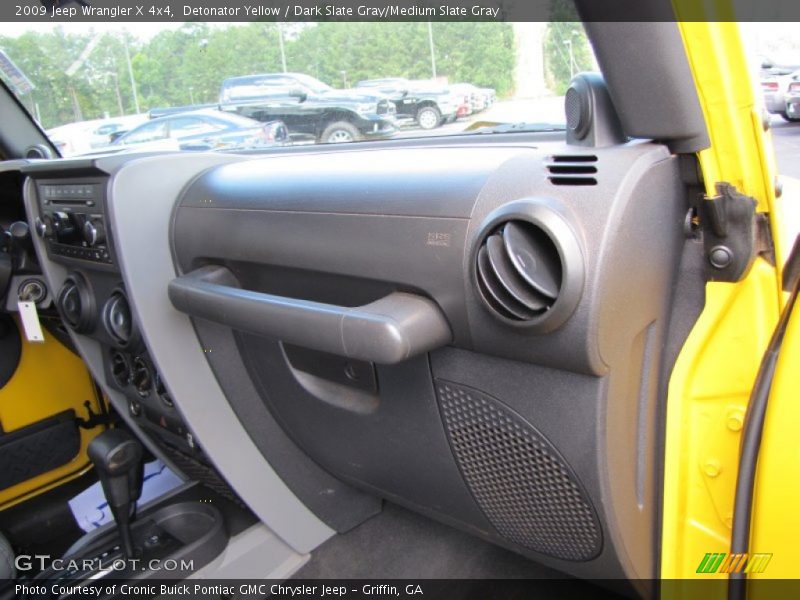 Detonator Yellow / Dark Slate Gray/Medium Slate Gray 2009 Jeep Wrangler X 4x4