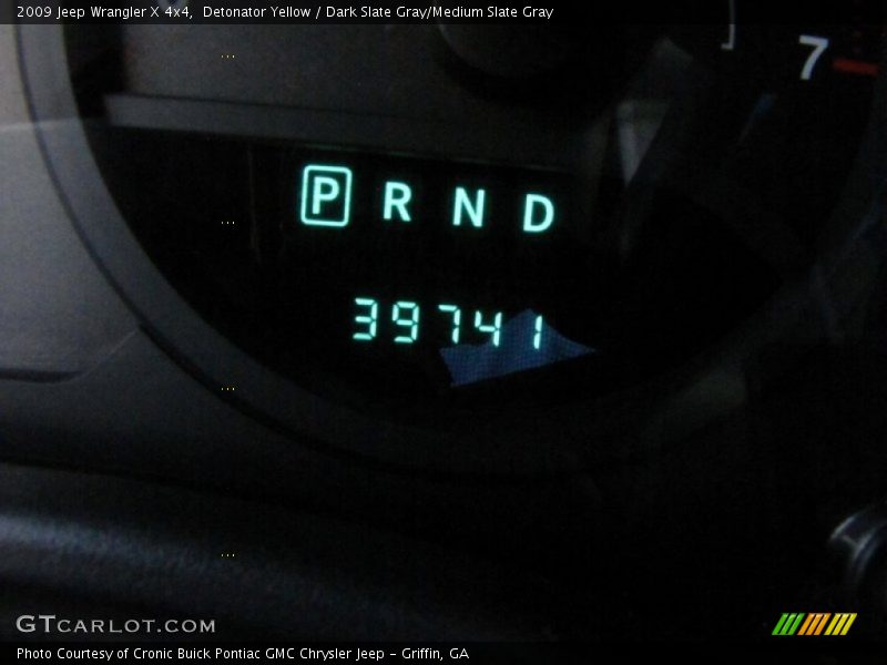Detonator Yellow / Dark Slate Gray/Medium Slate Gray 2009 Jeep Wrangler X 4x4