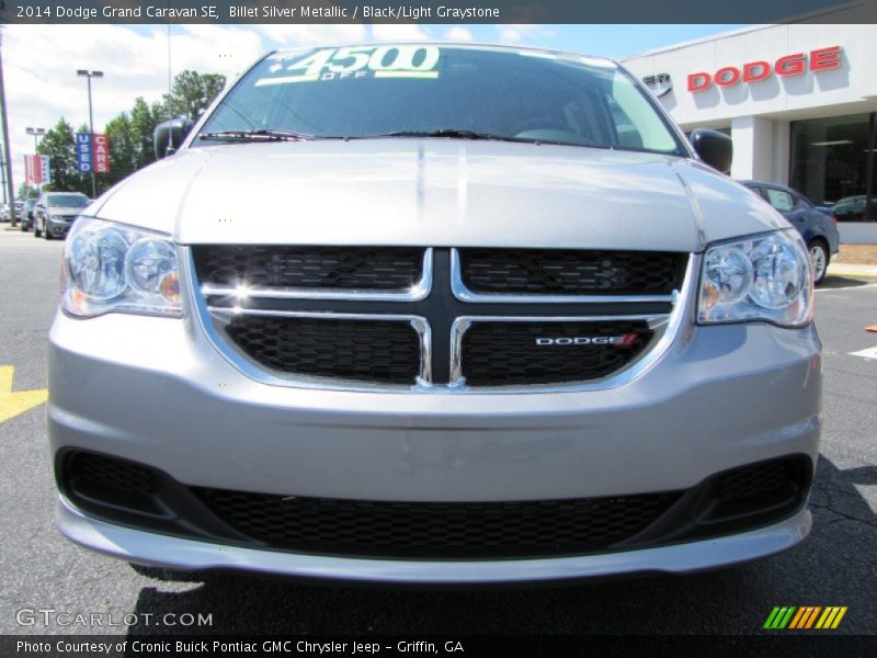 Billet Silver Metallic / Black/Light Graystone 2014 Dodge Grand Caravan SE