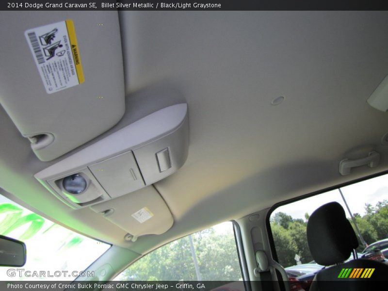 Billet Silver Metallic / Black/Light Graystone 2014 Dodge Grand Caravan SE