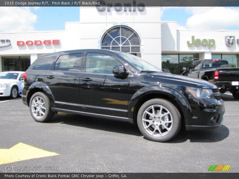 Pitch Black / R/T Black/Red 2015 Dodge Journey R/T