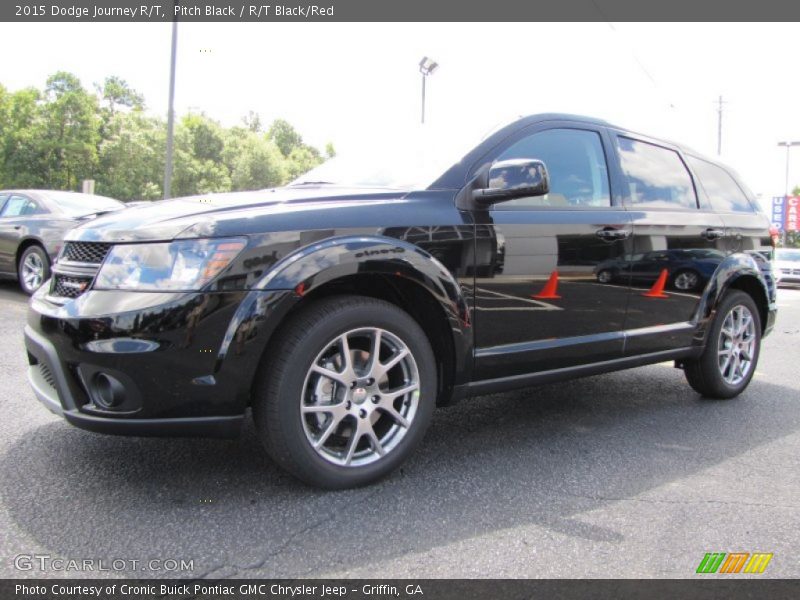 Pitch Black / R/T Black/Red 2015 Dodge Journey R/T