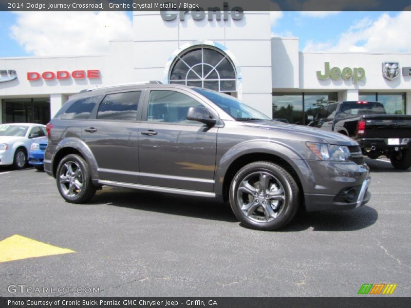 Granite Crystal Metallic / Black 2014 Dodge Journey Crossroad