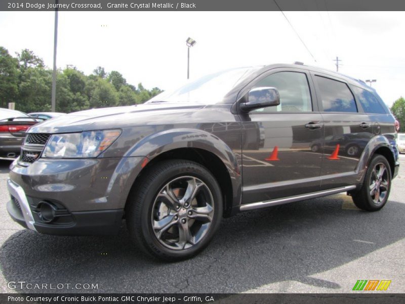 Granite Crystal Metallic / Black 2014 Dodge Journey Crossroad