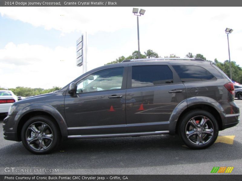 Granite Crystal Metallic / Black 2014 Dodge Journey Crossroad