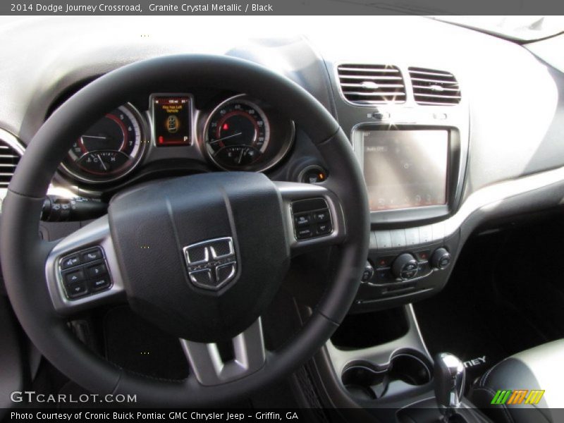 Granite Crystal Metallic / Black 2014 Dodge Journey Crossroad