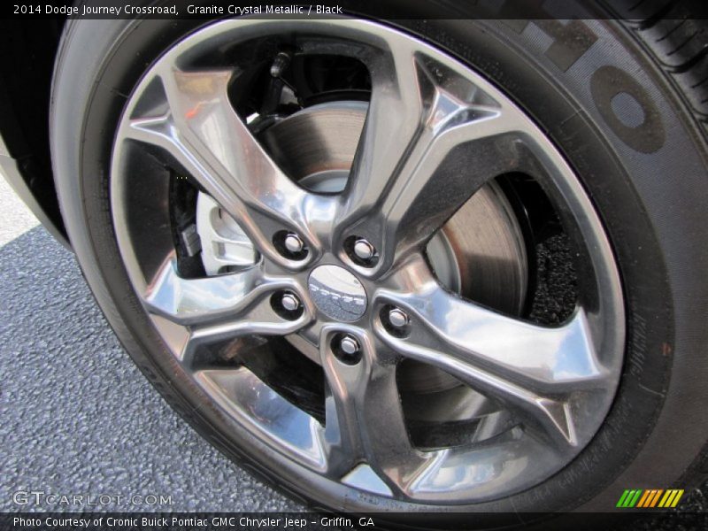 Granite Crystal Metallic / Black 2014 Dodge Journey Crossroad