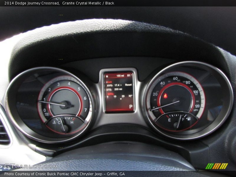 Granite Crystal Metallic / Black 2014 Dodge Journey Crossroad
