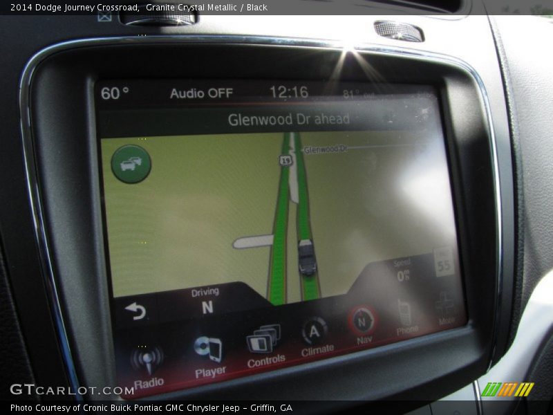 Granite Crystal Metallic / Black 2014 Dodge Journey Crossroad