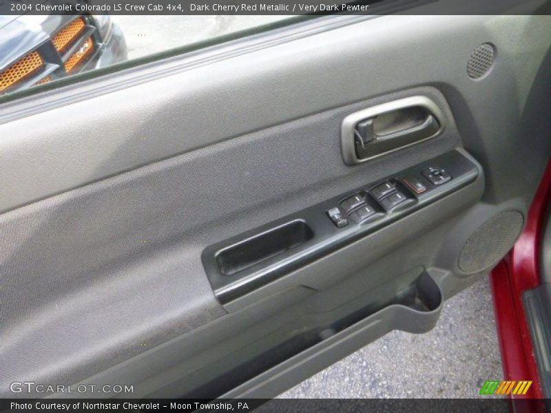 Dark Cherry Red Metallic / Very Dark Pewter 2004 Chevrolet Colorado LS Crew Cab 4x4