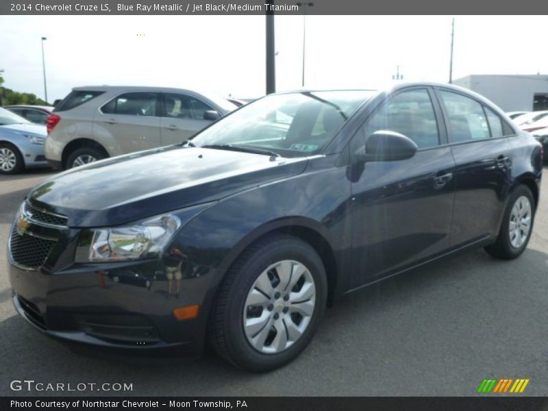 Blue Ray Metallic / Jet Black/Medium Titanium 2014 Chevrolet Cruze LS