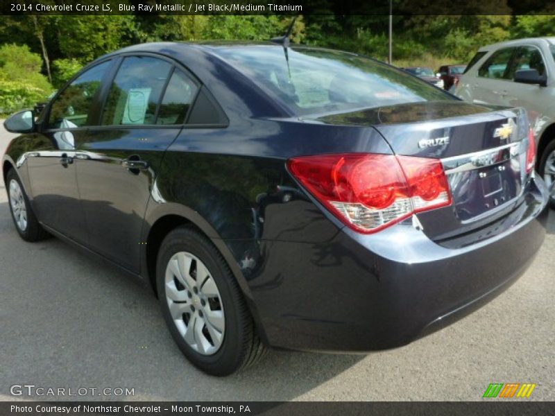 Blue Ray Metallic / Jet Black/Medium Titanium 2014 Chevrolet Cruze LS