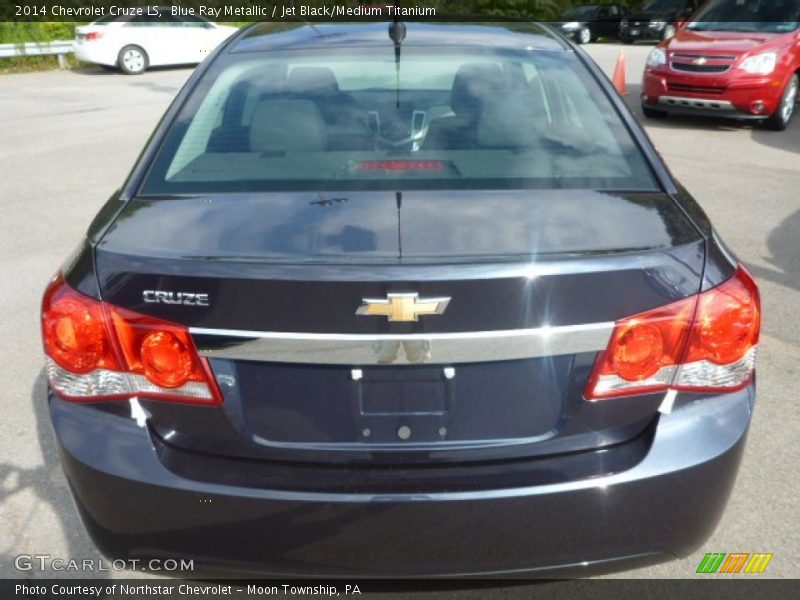 Blue Ray Metallic / Jet Black/Medium Titanium 2014 Chevrolet Cruze LS