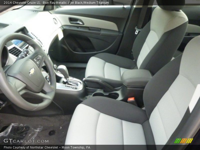 Blue Ray Metallic / Jet Black/Medium Titanium 2014 Chevrolet Cruze LS