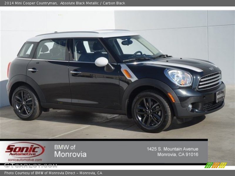 Absolute Black Metallic / Carbon Black 2014 Mini Cooper Countryman