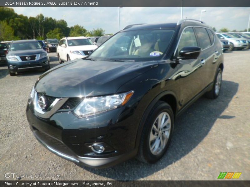 Super Black / Almond 2014 Nissan Rogue SL AWD