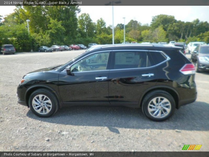 Super Black / Almond 2014 Nissan Rogue SL AWD