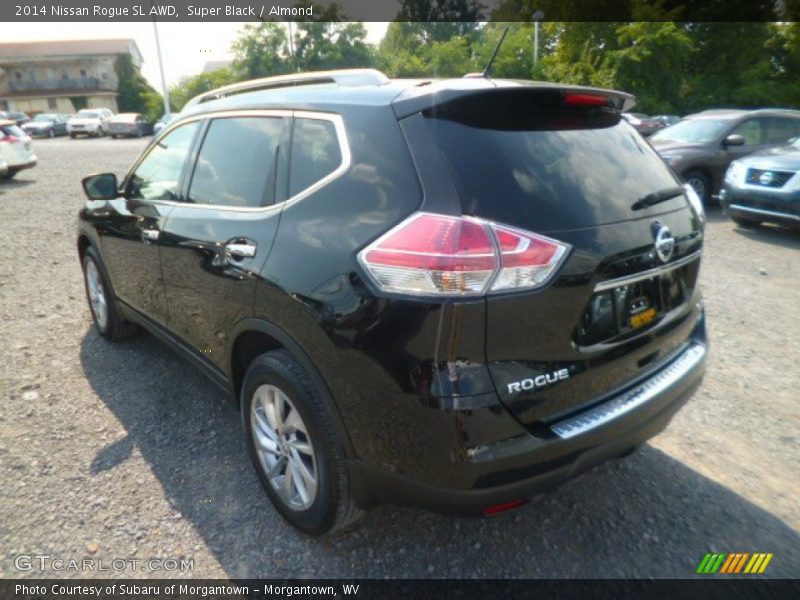 Super Black / Almond 2014 Nissan Rogue SL AWD
