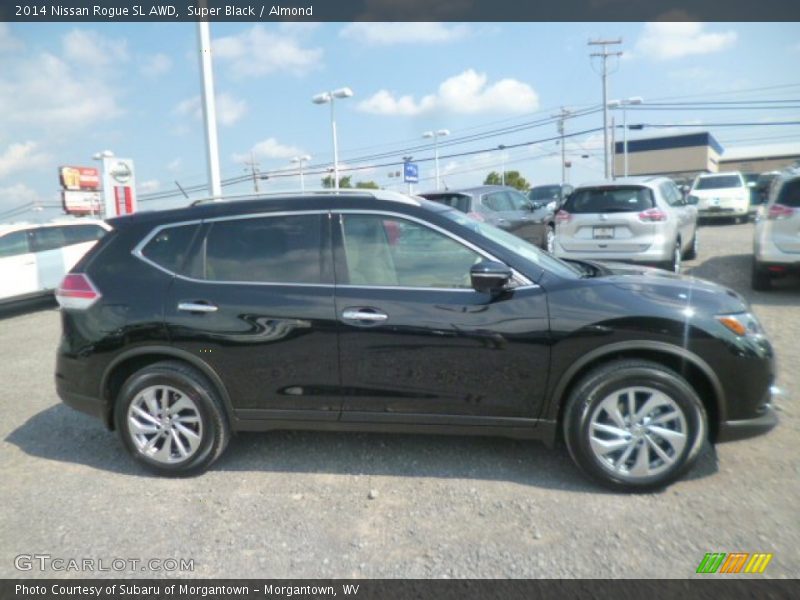 Super Black / Almond 2014 Nissan Rogue SL AWD