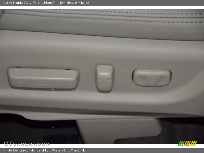 Urban Titanium Metallic / Beige 2014 Honda CR-V EX-L