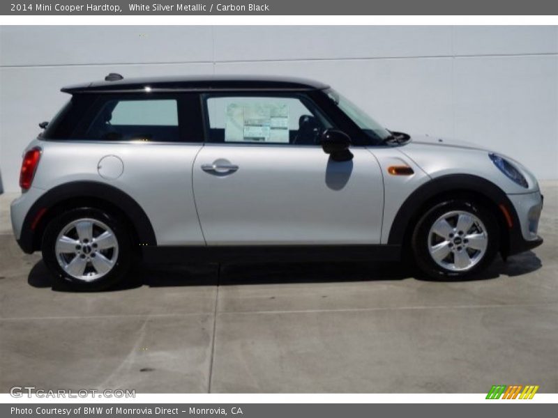 White Silver Metallic / Carbon Black 2014 Mini Cooper Hardtop